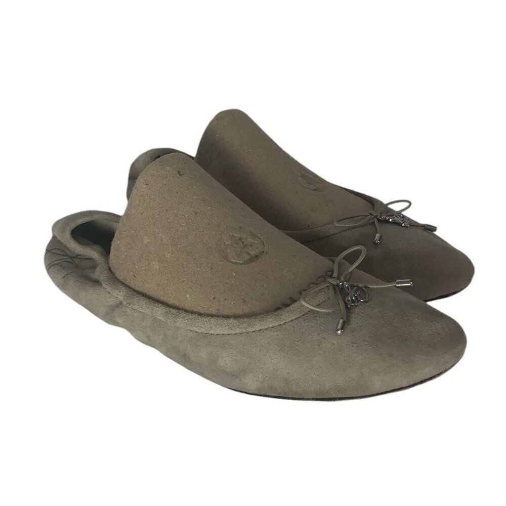 SAM EDELMAN Felicia Flats Women's Size 7.5 Tan Bow Leather Shoes A4085LP255 - Picture 14 of 14
